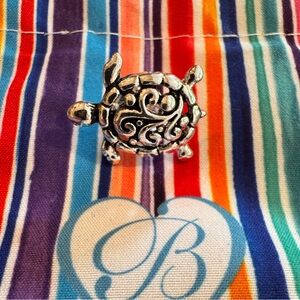 Cute Brighton Silver Turtle Pin/Brooch